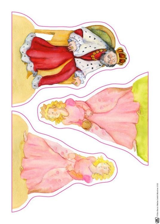 Produktbild: Der Froschk&ouml;nig. Erz&auml;hlschienen-Figurenset