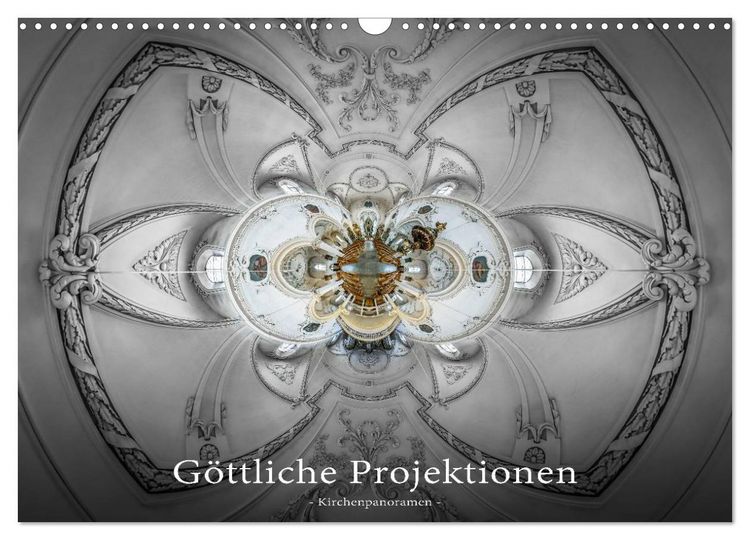 Produktbild: G&ouml;ttliche Projektionen - Kirchenpanoramen (Wandkalender 2026 DIN A3 quer), CALVENDO Monatskalender