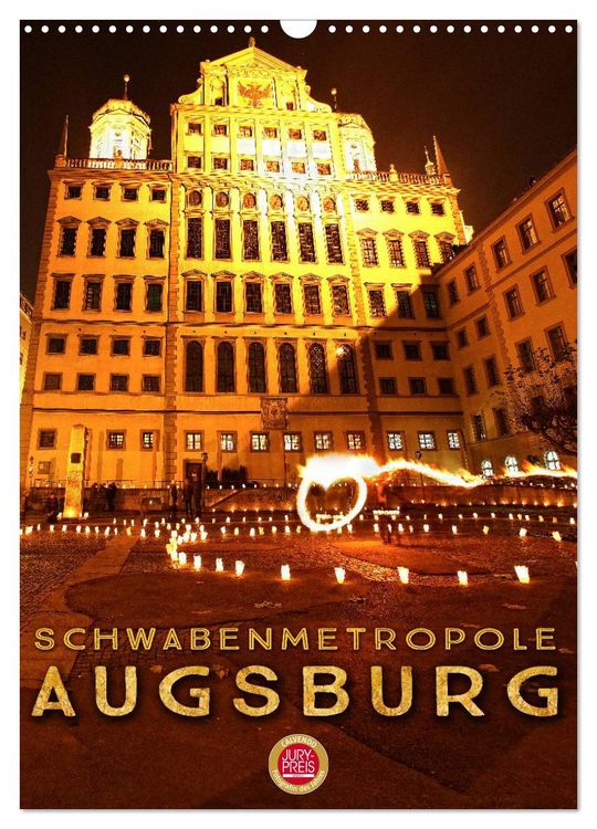 Produktbild: Schwabenmetropole Augsburg (Wandkalender 2026 DIN A3 hoch), CALVENDO Monatskalender