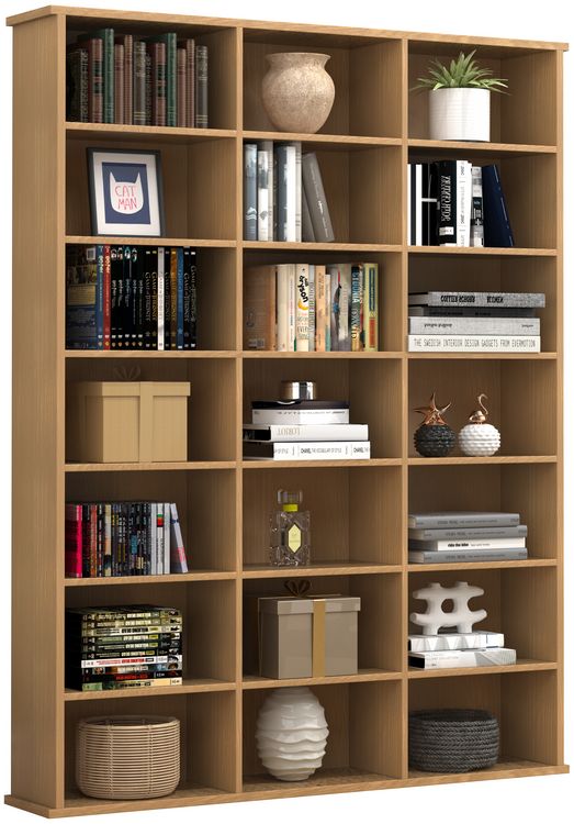 Produktbild: Holz CD DVD Standregal B&uuml;cherregal Regal Megosa M
