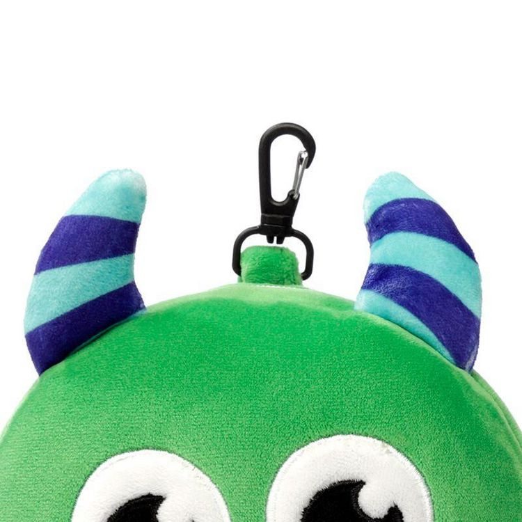 Produktbild: Relaxeazzz Pl&uuml;sch Gr&uuml;n Monstarz Monster Reisekissen & Schlafmaske