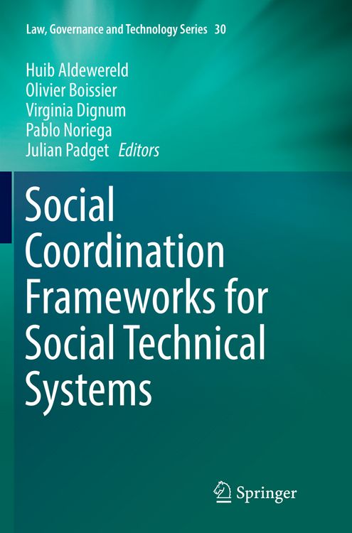 Produktbild: Social Coordination Frameworks for Social Technical Systems