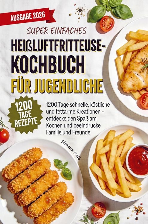 Produktbild: Super einfaches Hei&szlig;luftfritteuse-Kochbuch f&uuml;r Jugendliche