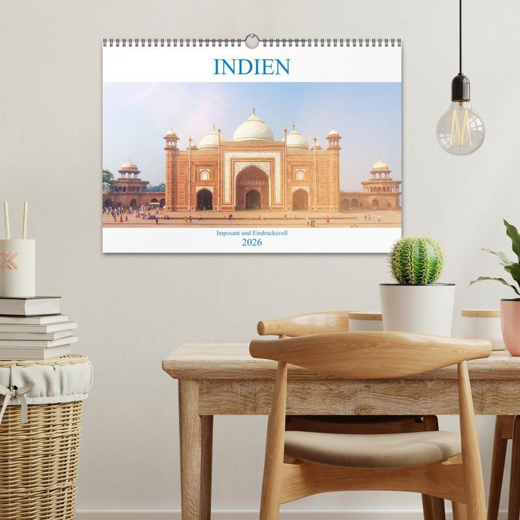 Produktbild: Indien - Imposant und Eindrucksvoll (Wandkalender 2026 DIN A3 quer), CALVENDO Monatskalender