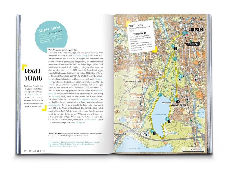 Produktbild: KOMPASS Radvergn&uuml;gen in und um Leipzig
