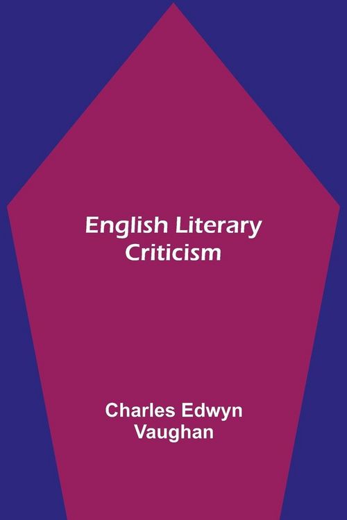 Produktbild: English Literary Criticism