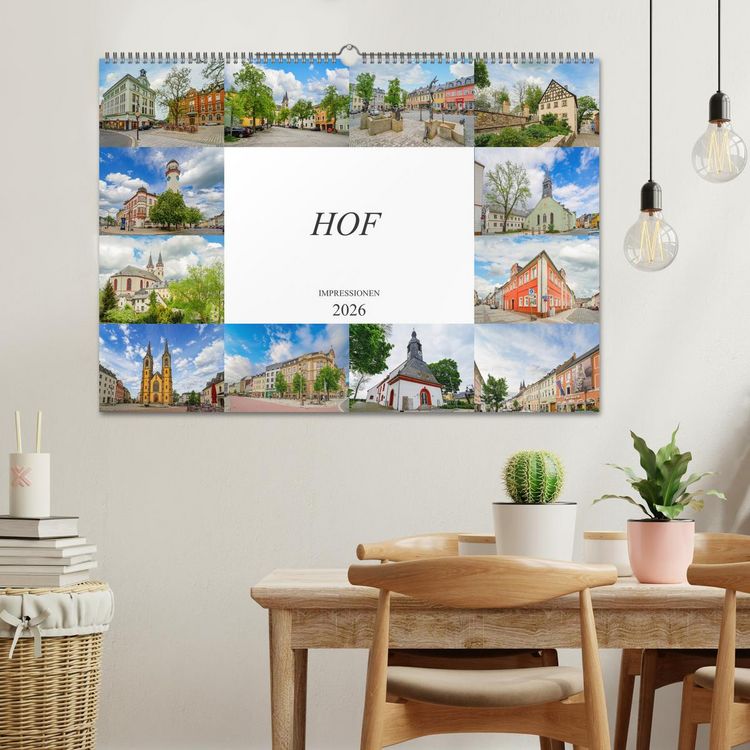 Produktbild: Hof Impressionen (Wandkalender 2026 DIN A2 quer), CALVENDO Monatskalender