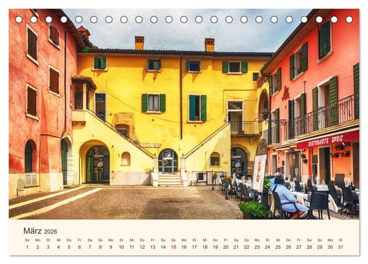 Produktbild: Wanderreise Gardasee (Tischkalender 2026 DIN A5 quer), CALVENDO Monatskalender