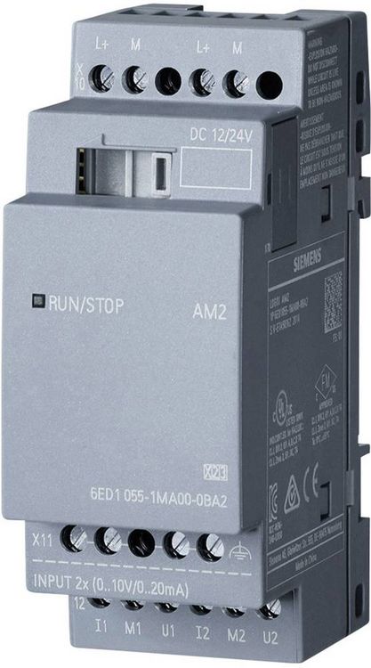 Produktbild: Siemens LOGO! AM2 0BA2 SPS-Erweiterungsmodul 24 V/DC