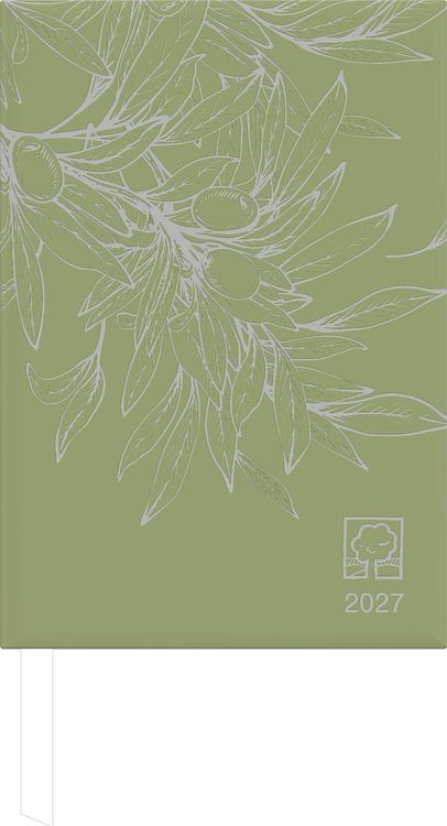Produktbild: Wochenbuch Blauer Engel 1W/2S Zettler farblich sortiert 2027
