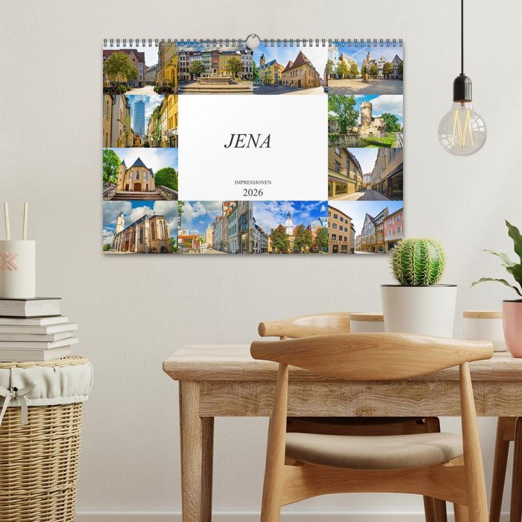 Produktbild: Jena Impressionen (Wandkalender 2026 DIN A3 quer), CALVENDO Monatskalender