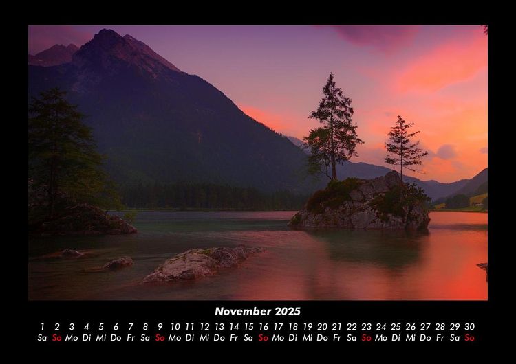 Produktbild: Seeblick 2025 Fotokalender DIN A3