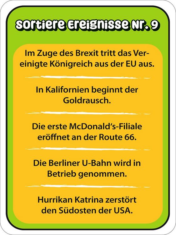 Produktbild: R&auml;tsel Snacks Wann war was?