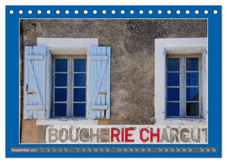Produktbild: Hereinspaziert &ndash; Ladenfronten in Frankreich (Tischkalender 2026 DIN A5 quer), CALVENDO Monatskalender