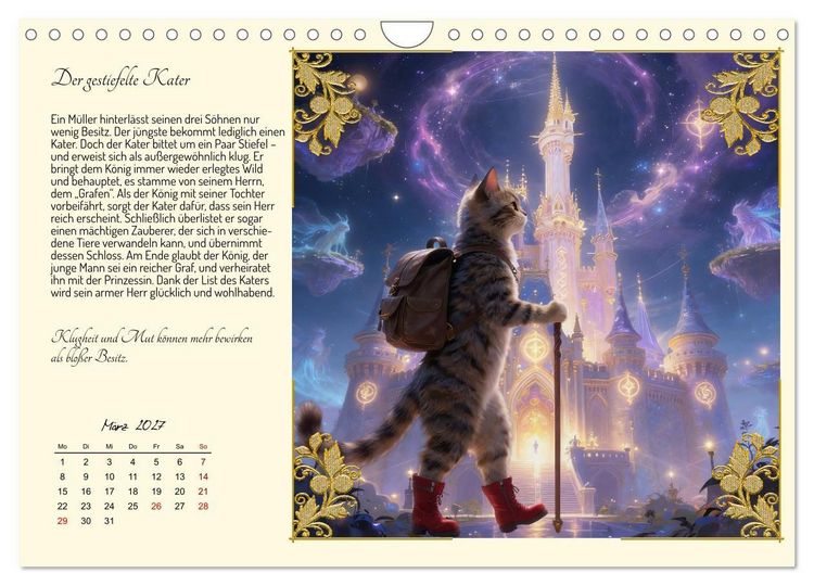 Produktbild: Die sch&ouml;nsten M&auml;rchen (Wandkalender 2027 DIN A4 quer), CALVENDO Monatskalender