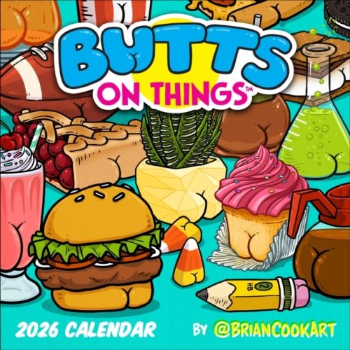 Produktbild: Butts on Things 2026 Wall Calendar