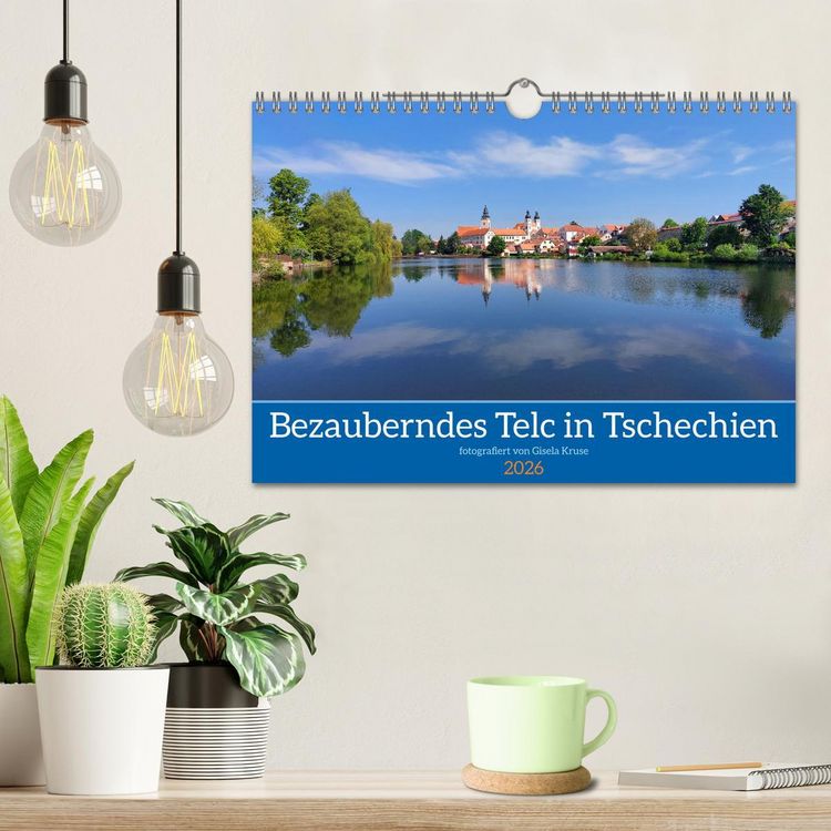 Produktbild: Bezauberndes Telc in Tschechien (Wandkalender 2026 DIN A4 quer), CALVENDO Monatskalender