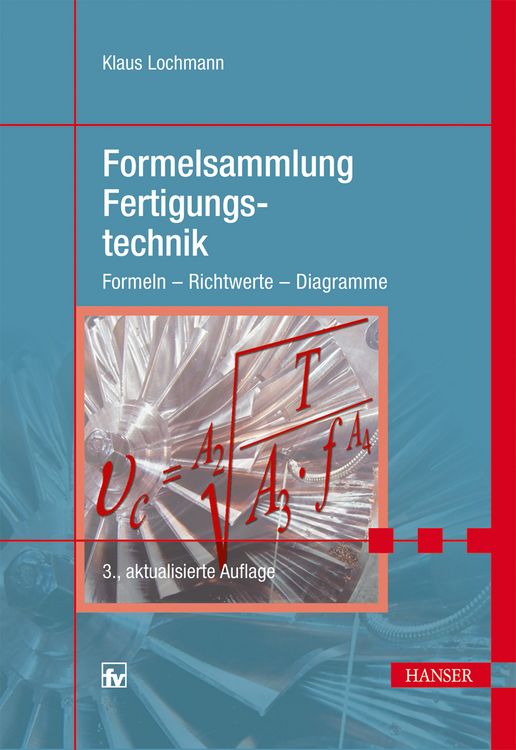 Produktbild: Formelsammlung Fertigungstechnik