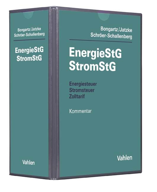 Produktbild: Energiesteuer, Stromsteuer, Zolltarif. EnergieStG, StromStG