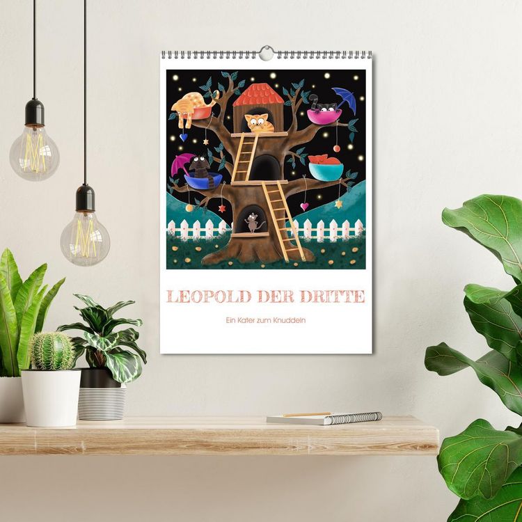 Produktbild: Leopold der Dritte - Ein Kater zum Knuddeln (Wandkalender 2026 DIN A3 hoch), CALVENDO Monatskalender
