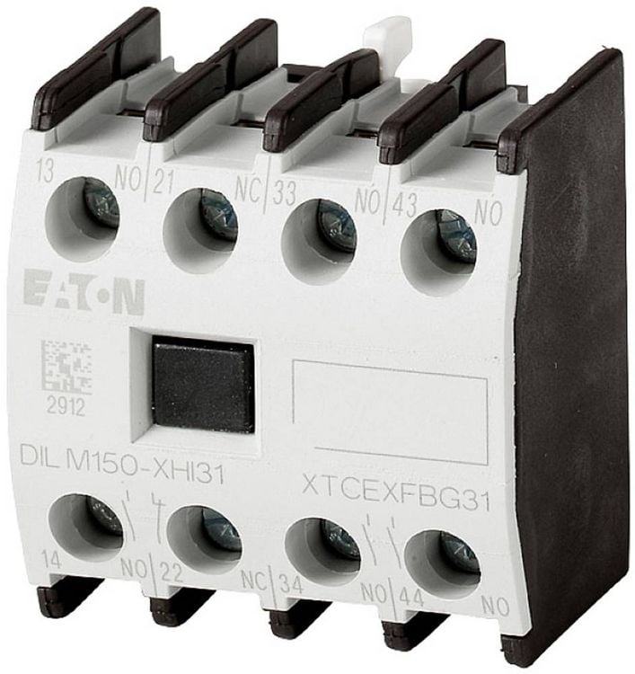 Produktbild: Eaton DILM150-XHI22 Hilfsschalter 2 &Ouml;ffner, 2 Schlie&szlig;er steckbar 1St.