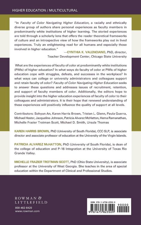 Produktbild: Faculty of Color Navigating Higher Education