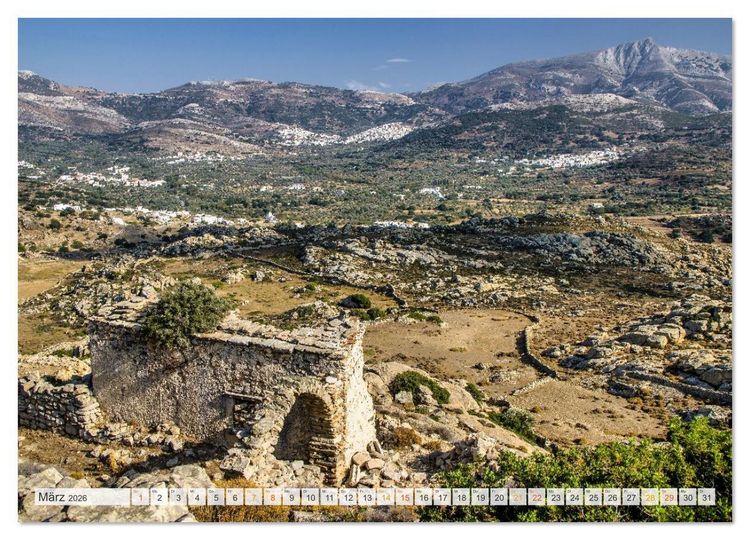 Produktbild: Die Insel Naxos - Abseits der touristischen Pfade (Wandkalender 2026 DIN A3 quer), CALVENDO Monatskalender