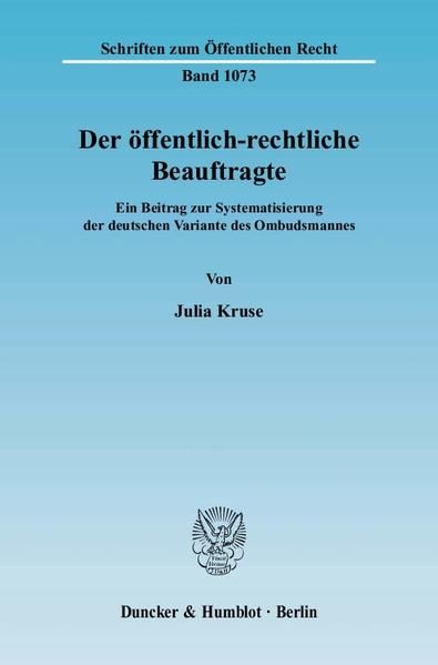 Produktbild: Der &ouml;ffentlich-rechtliche Beauftragte.