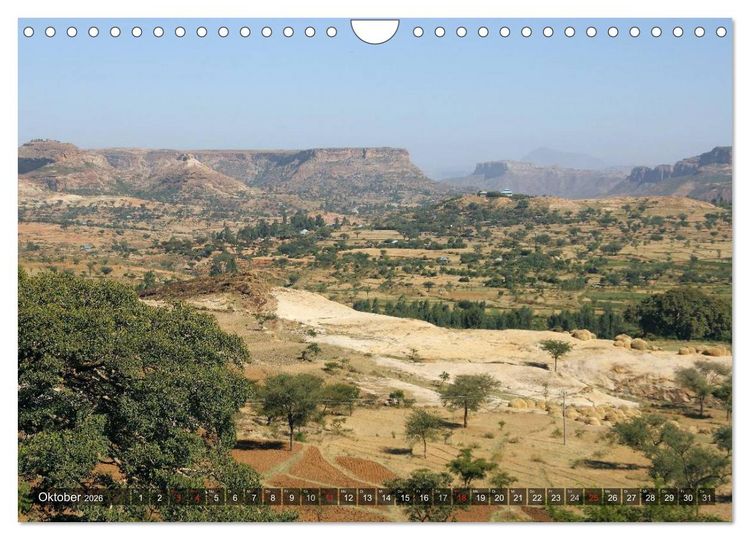 Produktbild: &Auml;thiopien, urspr&uuml;ngliches Afrika (Wandkalender 2026 DIN A4 quer), CALVENDO Monatskalender