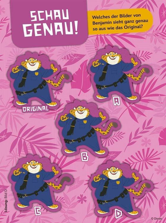 Produktbild: Disney Zoomania 2: Tierischer Mal- und R&auml;tselspa&szlig; - Mit Stickern!