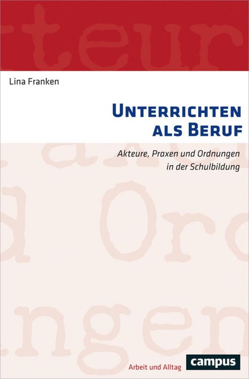 Produktbild: Unterrichten als Beruf