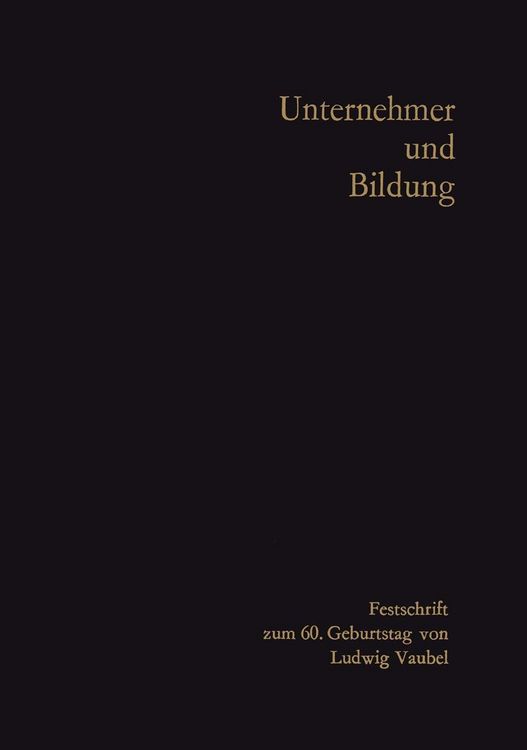 Produktbild: Unternehmer und Bildung