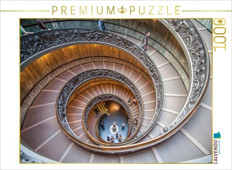 Produktbild: CALVENDO Puzzle In den Vatikanischen Museen | 1000 Teile Lege-Gr&ouml;&szlig;e 64x48cm Foto-Puzzle f&uuml;r gl&uuml;ckliche Stunden