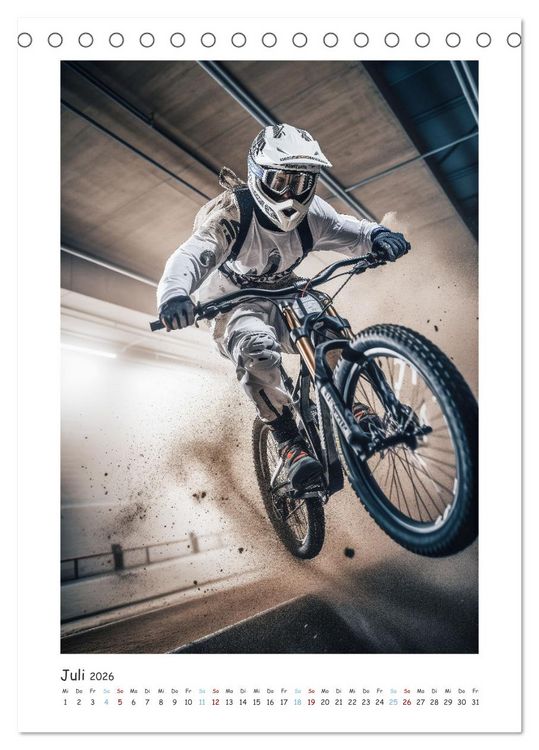 Produktbild: BMX Action (Tischkalender 2026 DIN A5 hoch), CALVENDO Monatskalender