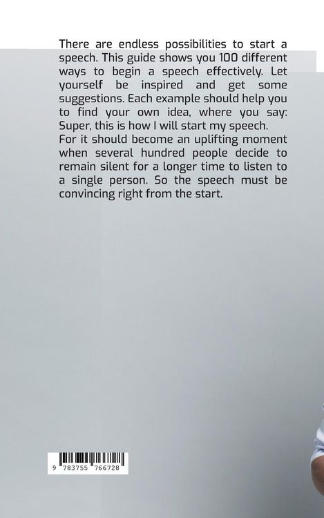 Produktbild: How to begin a speech