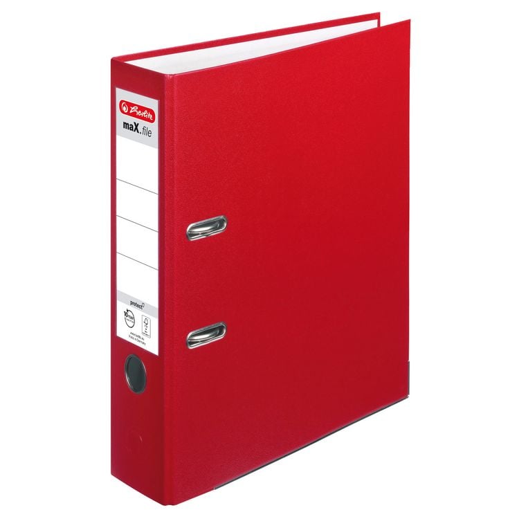 Produktbild: Herlitz Ordner maX.file protect A4 8cm rot