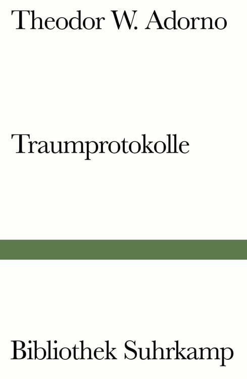 Bild vom Artikel Traumprotokolle vom Autor Theodor W. Adorno
