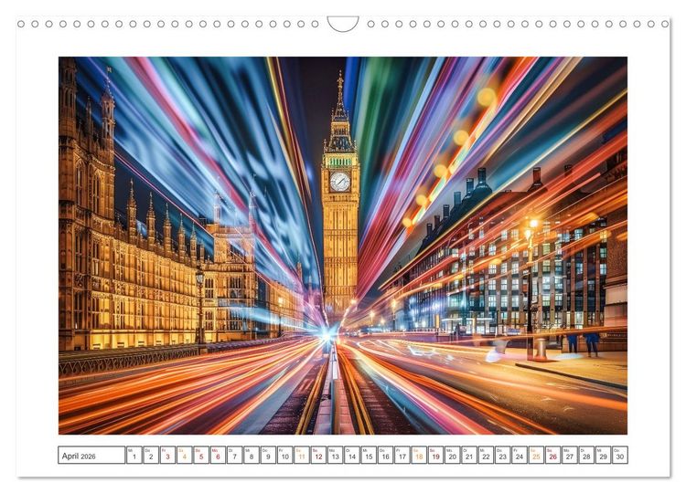 Produktbild: Ber&uuml;hmte Wahrzeichen (Wandkalender 2026 DIN A3 quer), CALVENDO Monatskalender