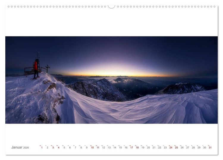 Produktbild: BergBlicke! (Wandkalender 2026 DIN A2 quer), CALVENDO Monatskalender