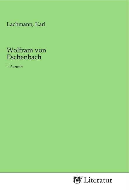 Produktbild: Wolfram von Eschenbach