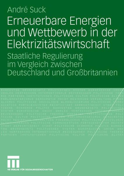 Produktbild: Erneuerbare Energien und Wettbewerb in der Elektrizit&auml;tswirtschaft
