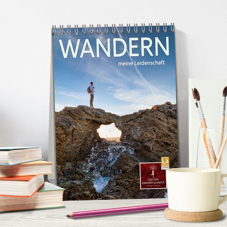 Produktbild: Wandern - meine Leidenschaft (Tischkalender 2026 DIN A5 hoch), CALVENDO Monatskalender