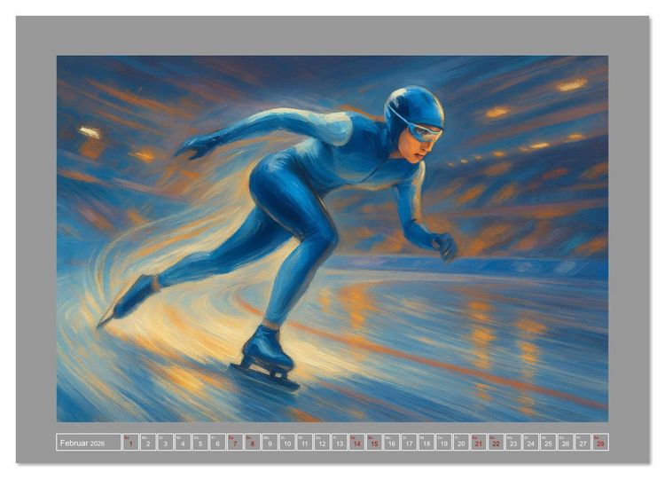 Produktbild: motionART Der Augenblick z&auml;hlt (Wandkalender 2026 DIN A3 quer), CALVENDO Monatskalender