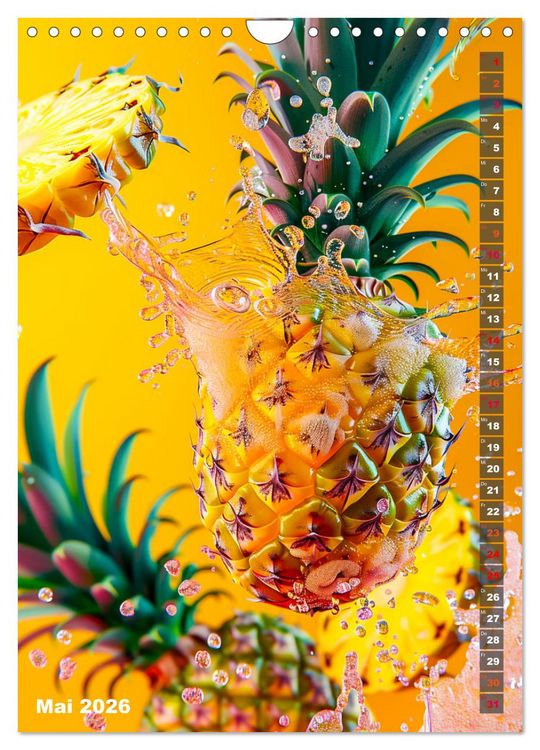 Produktbild: Fr&uuml;chtetraum - Jeden Monat eine fruchtige &Uuml;berraschung (Wandkalender 2026 DIN A4 hoch), CALVENDO Monatskalender