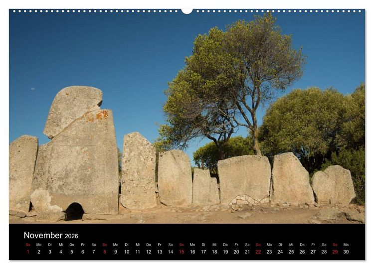 Produktbild: Sardinien - die sch&ouml;nsten Emotionen der Insel (hochwertiger Premium Wandkalender 2026 DIN A2 quer), Kunstdruck in Hochglanz