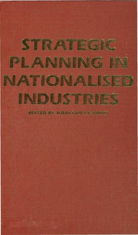 Produktbild: Strategic Planning in Nationalized Industries