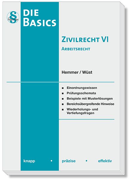 Produktbild: Basics Zivilrecht VI - Arbeitsrecht