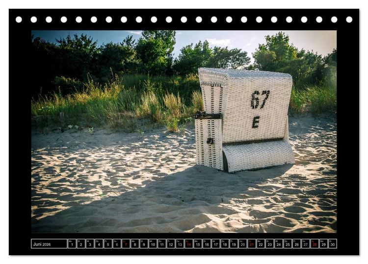 Produktbild: Usedom - Tr&auml;ume einer Insel (Tischkalender 2026 DIN A5 quer), CALVENDO Monatskalender