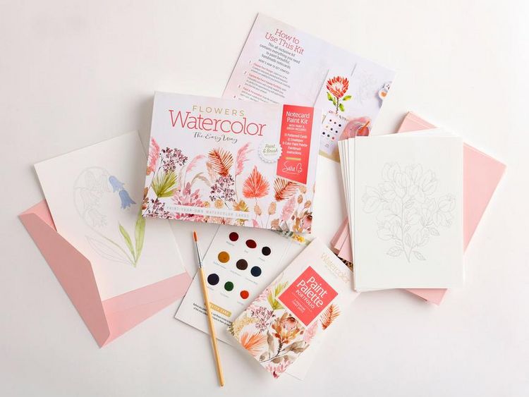Produktbild: Watercolor the Easy Way Paint-Your-Own Watercolor Cards Flowers