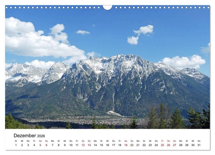 Produktbild: Wundersch&ouml;ne Landschaften in den Alpen (Wandkalender 2026 DIN A3 quer), CALVENDO Monatskalender